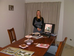 Perth digital scrapbooking workshops: the set up