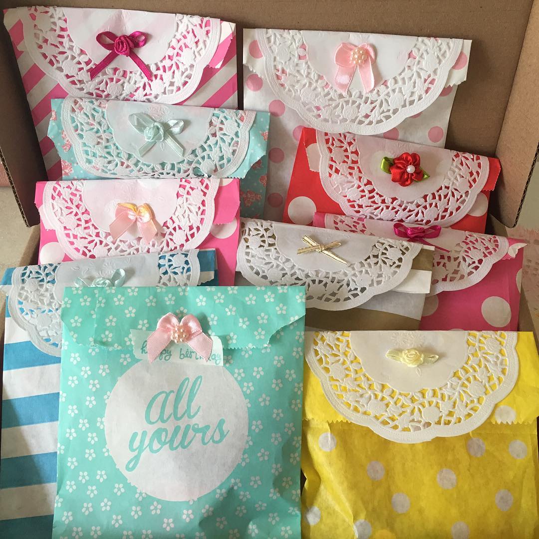 All done! #EmilyCeleste #the100dayproject #100momentscaptured #100happydays #partybags
